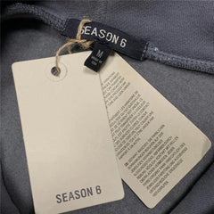 2021 Season 6 Hoodie Men Women 1:1 High Quality Solid Velvet Season 6 Sweatshirts Oversize Kanye West Hoodies Thick Pullovers